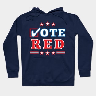 Vote Red Republican Midterm Election Hoodie